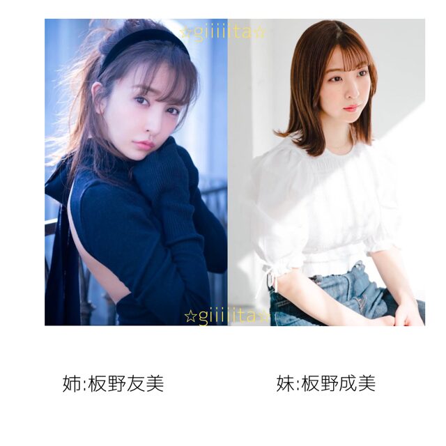 【比較画像】板野成美と姉の板野友美は似てない!?様々な写真で調査