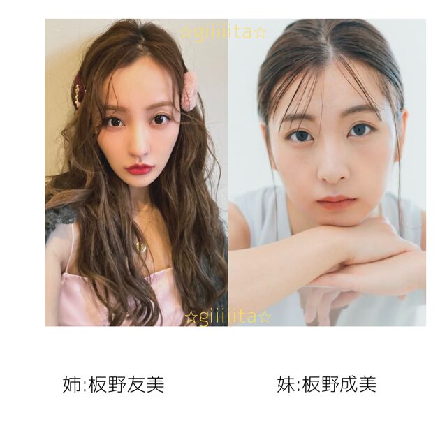 【比較画像】板野成美と姉の板野友美は似てない!?様々な写真で調査